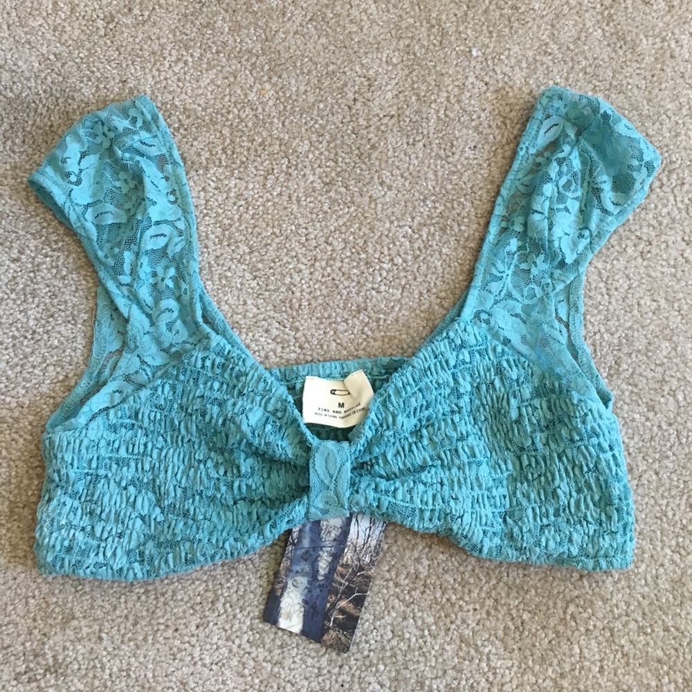 Pins and Needles lace bralette